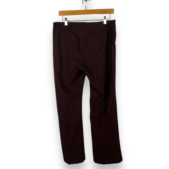 4 for $20 SALE! Kut From The Kloth Ponte Straight Leg Trousers, Eggplant, 10P - Picture 9 of 9
